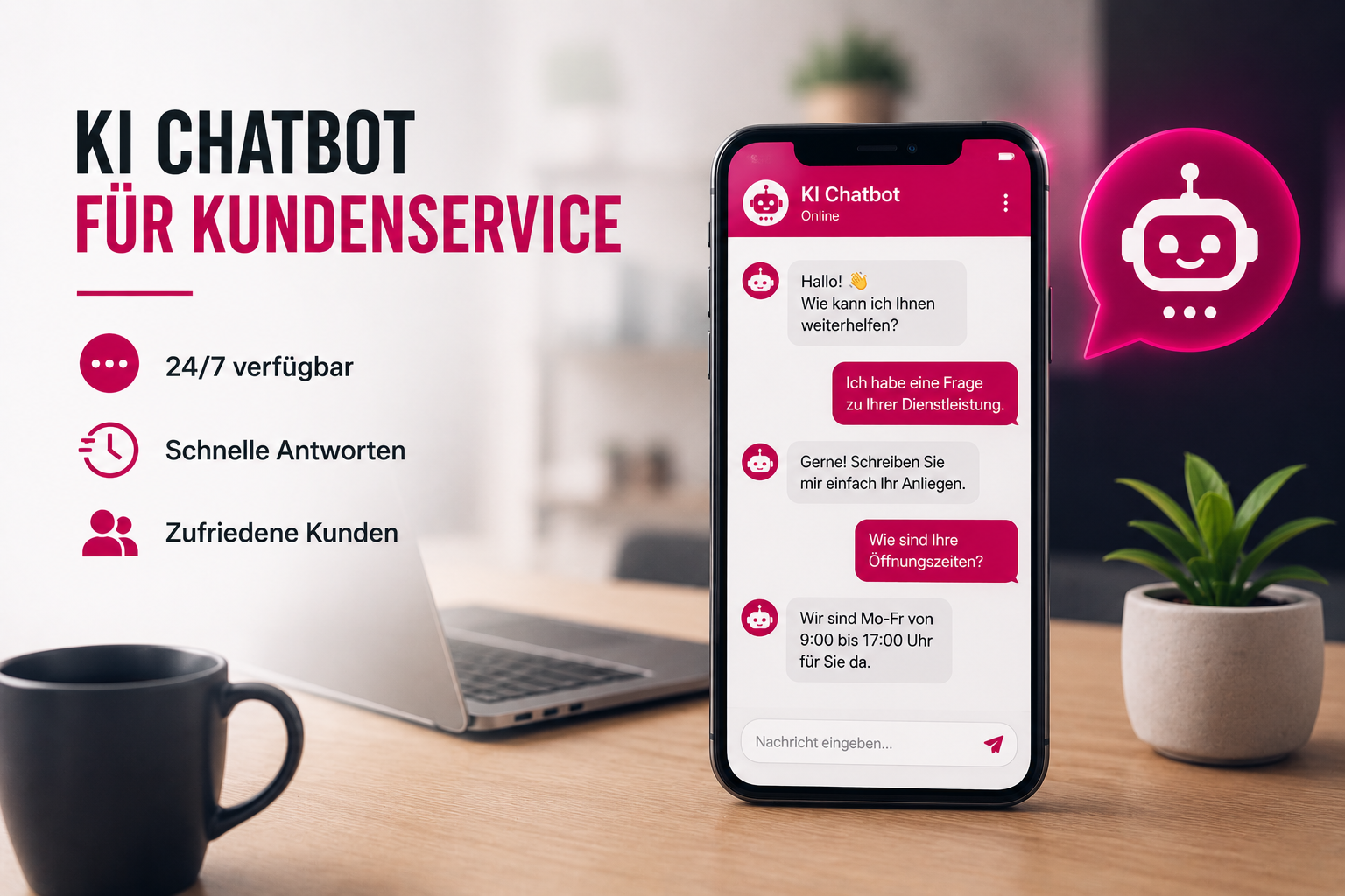 Du betrachtest gerade KI Chatbot für Kundenservice
